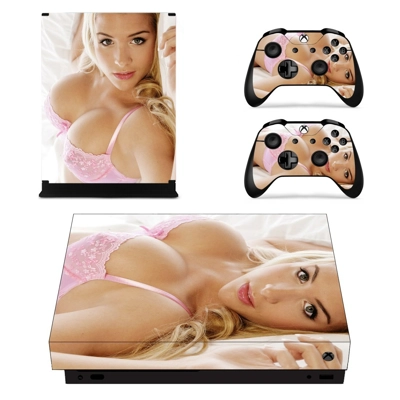 Sexy Girl decal skin for Xbox one X Console and 2 Controll.. Sexy Girl decal skin for Xbox one X Console and 2 Controll..