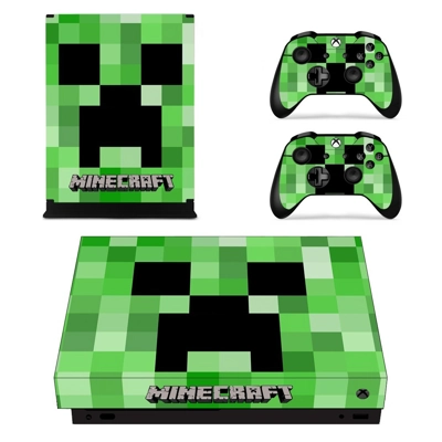 Minecraft decal skin for Xbox one X Console and 2 Controll.. Minecraft decal skin for Xbox one X Console and 2 Controll..