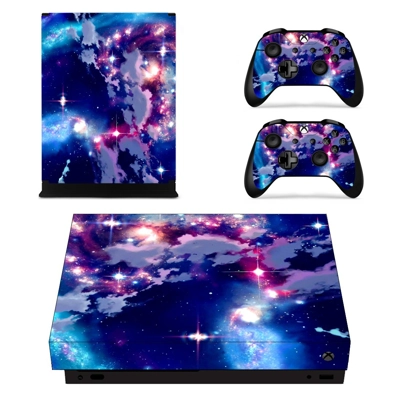 Galaxy with Stars decal skin for Xbox one X Console and 2 .. Galaxy with Stars decal skin for Xbox one X Console and 2 ..
