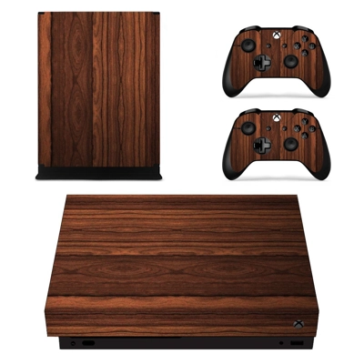 Wooden Texture decal skin for Xbox one X Console and 2 Con.. Wooden Texture decal skin for Xbox one X Console and 2 Con..