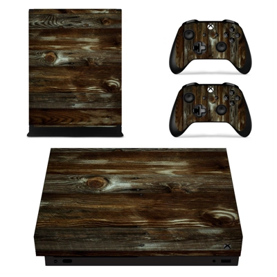 Wooden Texture decal skin for Xbox one X Console and 2 Con.. Wooden Texture decal skin for Xbox one X Console and 2 Con..