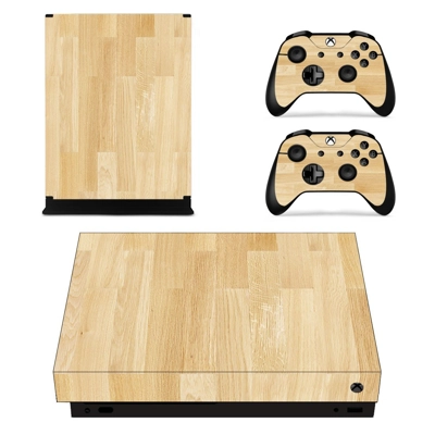 Wooden Texture decal skin for Xbox one X Console and 2 Con.. Wooden Texture decal skin for Xbox one X Console and 2 Con..