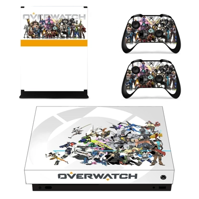 Overwatch decal skin for Xbox one X Console and 2 Controll.. Overwatch decal skin for Xbox one X Console and 2 Controll..
