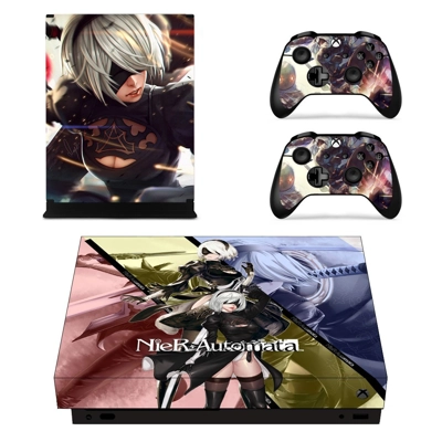 NieR Automata decal skin for Xbox one X Console and 2 Cont.. NieR Automata decal skin for Xbox one X Console and 2 Cont..