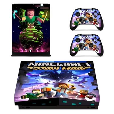 Minecraft decal skin for Xbox one X Console and 2 Controll.. Minecraft decal skin for Xbox one X Console and 2 Controll..
