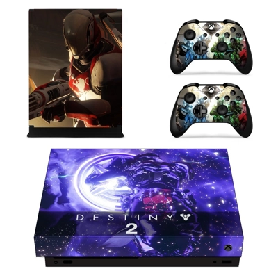 Destiny 2 decal skin for Xbox one X Console and 2 Controll.. Destiny 2 decal skin for Xbox one X Console and 2 Controll..