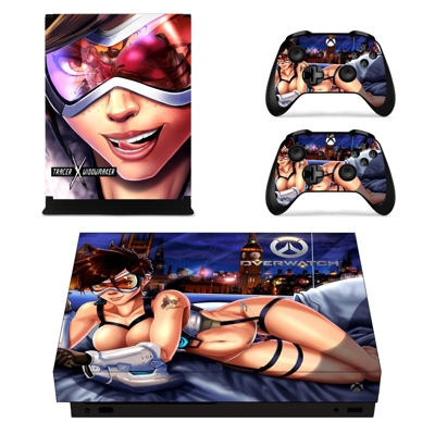 Overwatch decal skin for Xbox one X Console and 2 Controll.. Overwatch decal skin for Xbox one X Console and 2 Controll..