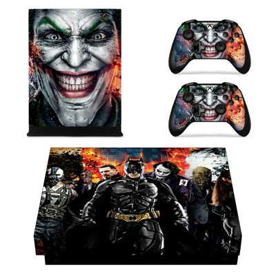 Batman The Dark Knight decal skin for Xbox one X Console a.. Batman The Dark Knight decal skin for Xbox one X Console a..