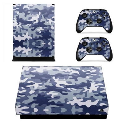 Camouflage decal skin for Xbox one X Console and 2 Control.. Camouflage decal skin for Xbox one X Console and 2 Control..