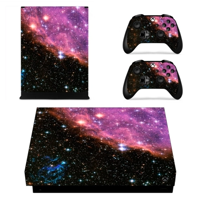 Galaxy with Stars decal skin for Xbox one X Console and 2 .. Galaxy with Stars decal skin for Xbox one X Console and 2 ..