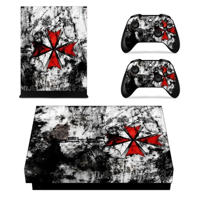 Resident Evil 7 decal skin for Xbox one X Console and 2 Co.. Resident Evil 7 decal skin for Xbox one X Console and 2 Co..