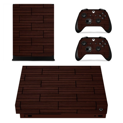 Wooden Texture decal skin for Xbox one X Console and 2 Con.. Wooden Texture decal skin for Xbox one X Console and 2 Con..