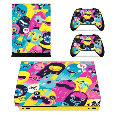 Anime decal skin for Xbox one X Console and 2 Controllers Anime decal skin for Xbox one X Console and 2 Controllers