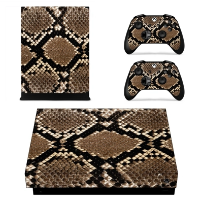 Snake skin decal skin for Xbox one X Console and 2 Control.. Snake skin decal skin for Xbox one X Console and 2 Control..