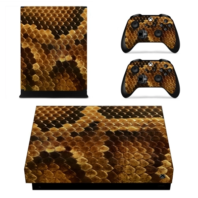 Snake skin decal skin for Xbox one X Console and 2 Control.. Snake skin decal skin for Xbox one X Console and 2 Control..