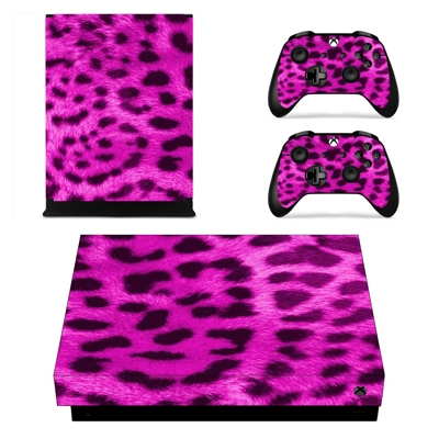 Pink Leapord Skin decal skin for Xbox one X Console and 2 .. Pink Leapord Skin decal skin for Xbox one X Console and 2 ..