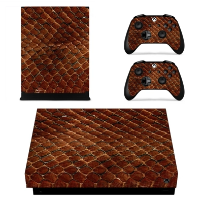 Snake skin decal skin for Xbox one X Console and 2 Control.. Snake skin decal skin for Xbox one X Console and 2 Control..
