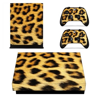 Leapord skin decal skin for Xbox one X Console and 2 Contr.. Leapord skin decal skin for Xbox one X Console and 2 Contr..