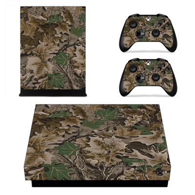 Camouflage decal skin for Xbox one X Console and 2 Control.. Camouflage decal skin for Xbox one X Console and 2 Control..