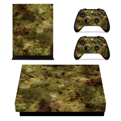 Camouflage decal skin for Xbox one X Console and 2 Control.. Camouflage decal skin for Xbox one X Console and 2 Control..