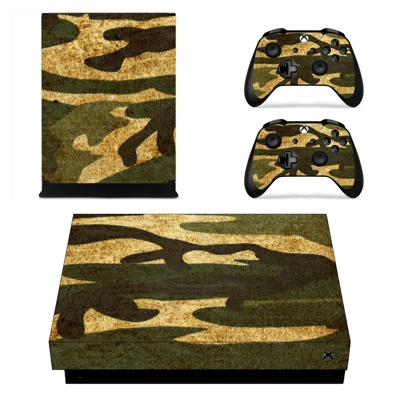 Camouflage decal skin for Xbox one X Console and 2 Control.. Camouflage decal skin for Xbox one X Console and 2 Control..