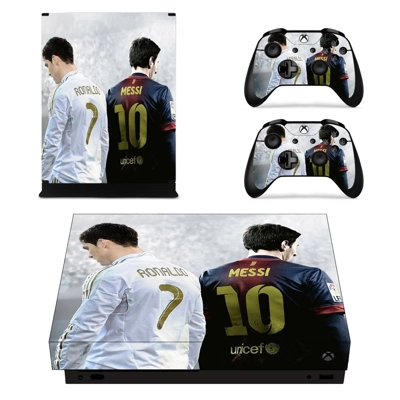 FIFA 14 decal skin for Xbox one X Console and 2 Controllers FIFA 14 decal skin for Xbox one X Console and 2 Controllers