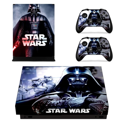 Star Wars decal skin for Xbox one X Console and 2 Controllers