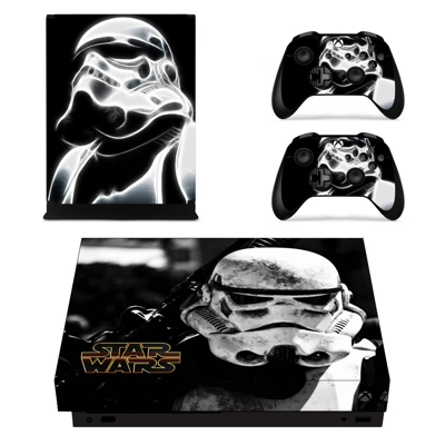 Star Wars decal skin for Xbox one X Console and 2 Controll.. Star Wars decal skin for Xbox one X Console and 2 Controll..