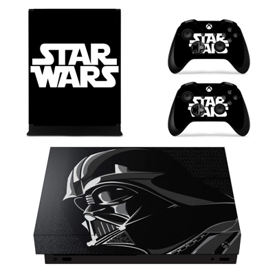 Star Wars decal skin for Xbox one X Console and 2 Controllers