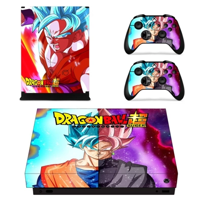 Dragon Ball Z Super decal skin for Xbox one X Console and .. Dragon Ball Z Super decal skin for Xbox one X Console and ..