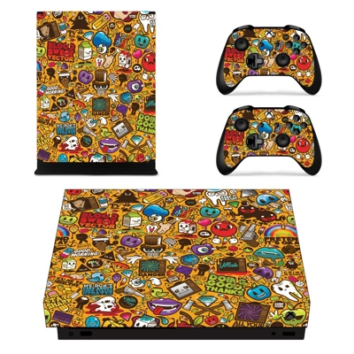 Eat sleep jdm domo decal skin for Xbox one X Console and 2.. Eat sleep jdm domo decal skin for Xbox one X Console and 2..
