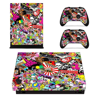 Eat sleep jdm domo decal skin for Xbox one X Console and 2.. Eat sleep jdm domo decal skin for Xbox one X Console and 2..