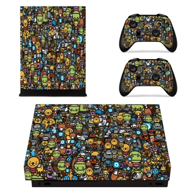 Emoji stikers decal skin for Xbox one X Console and 2 Cont.. Emoji stikers decal skin for Xbox one X Console and 2 Cont..