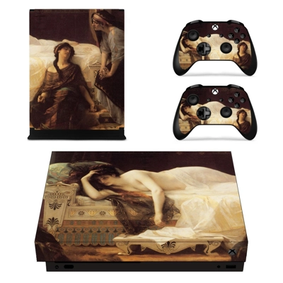 Tristan and Isolde painting decal skin for Xbox one X Cons.. Tristan and Isolde painting decal skin for Xbox one X Cons..