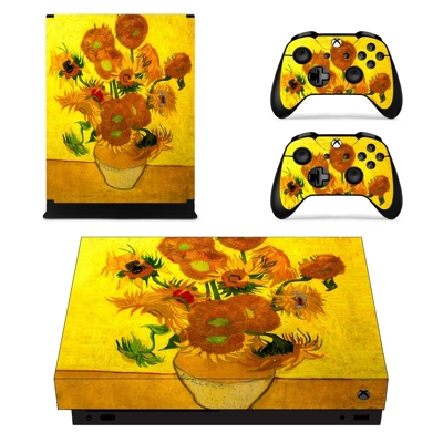 Vincent van gogh sunflowers decal skin for Xbox one X Cons.. Vincent van gogh sunflowers decal skin for Xbox one X Cons..