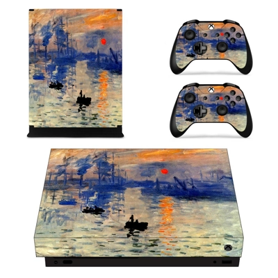Famous oil painting decal skin for Xbox one X Console and .. Famous oil painting decal skin for Xbox one X Console and ..