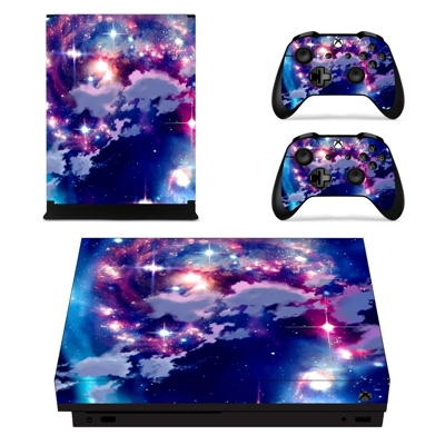 Galaxy with Stars decal skin for Xbox one X Console and 2 .. Galaxy with Stars decal skin for Xbox one X Console and 2 ..