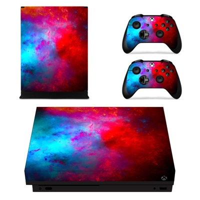 Custom Design decal skin for Xbox one X Console and 2 Cont.. Custom Design decal skin for Xbox one X Console and 2 Cont..