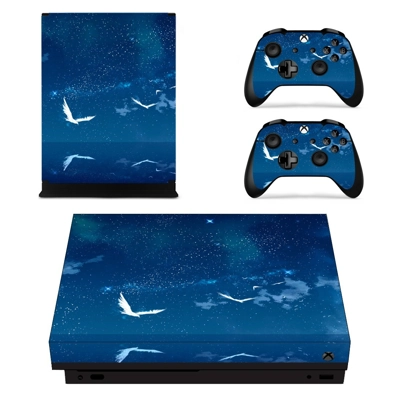 Blue sky with Flying bird decal skin for Xbox one X Consol.. Blue sky with Flying bird decal skin for Xbox one X Consol..