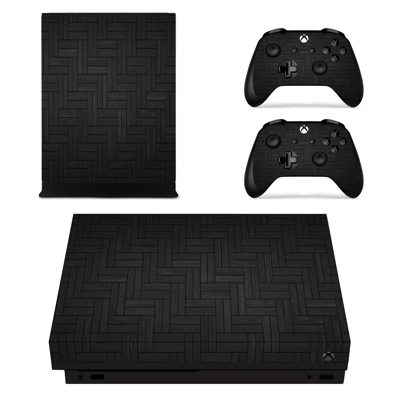 Black Matt Pattren decal skin for Xbox one X Console and 2.. Black Matt Pattren decal skin for Xbox one X Console and 2..