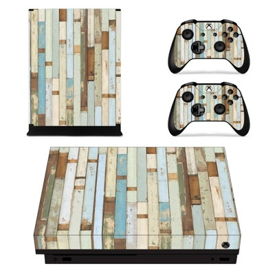 Scrapy wood Pattern decal skin for Xbox one X Console and .. Scrapy wood Pattern decal skin for Xbox one X Console and ..