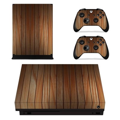 Wooden Texture decal skin for Xbox one X Console and 2 Con.. Wooden Texture decal skin for Xbox one X Console and 2 Con..
