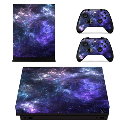 Milky Way decal skin for Xbox one X Console and 2 Controllers