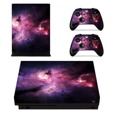 Open Space View decal skin for Xbox one X Console and 2 Co.. Open Space View decal skin for Xbox one X Console and 2 Co..