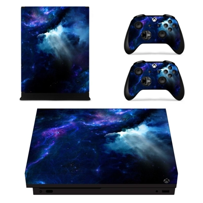 Open Space View decal skin for Xbox one X Console and 2 Co.. Open Space View decal skin for Xbox one X Console and 2 Co..