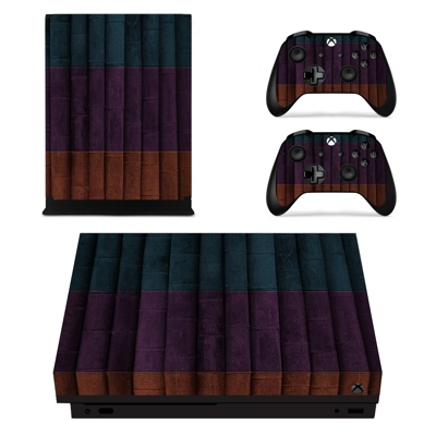 Custom Design decal skin for Xbox one X Console and 2 Controllers