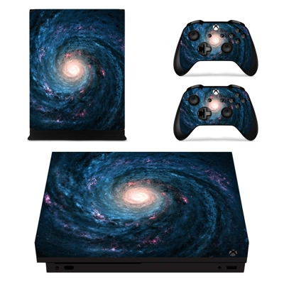 Whirlpool Galaxy decal skin for Xbox one X Console and 2 Controllers