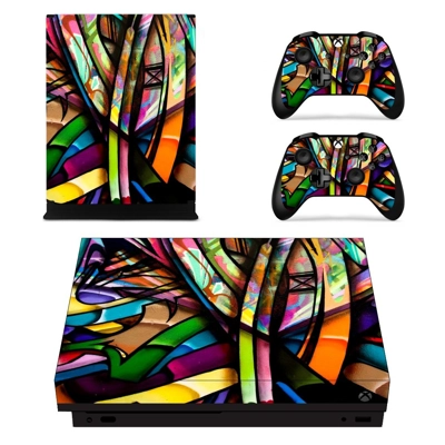Anime decal skin for Xbox one X Console and 2 Controllers Anime decal skin for Xbox one X Console and 2 Controllers