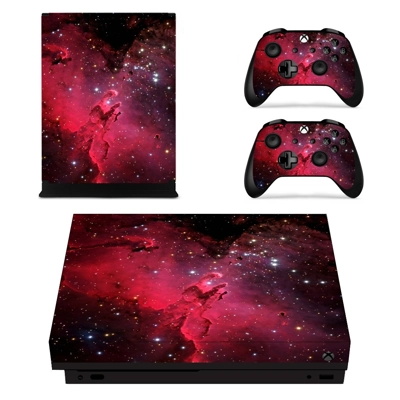 Cosmos decal skin for Xbox one X Console and 2 Controllers Cosmos decal skin for Xbox one X Console and 2 Controllers