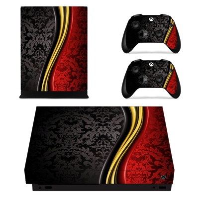 Beautiful Custom Design decal skin for Xbox one X Console and 2 Controllers